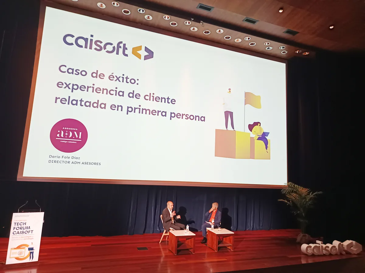 Presentación de un caso de éxito en el Tech Forum CAISOFT 2025