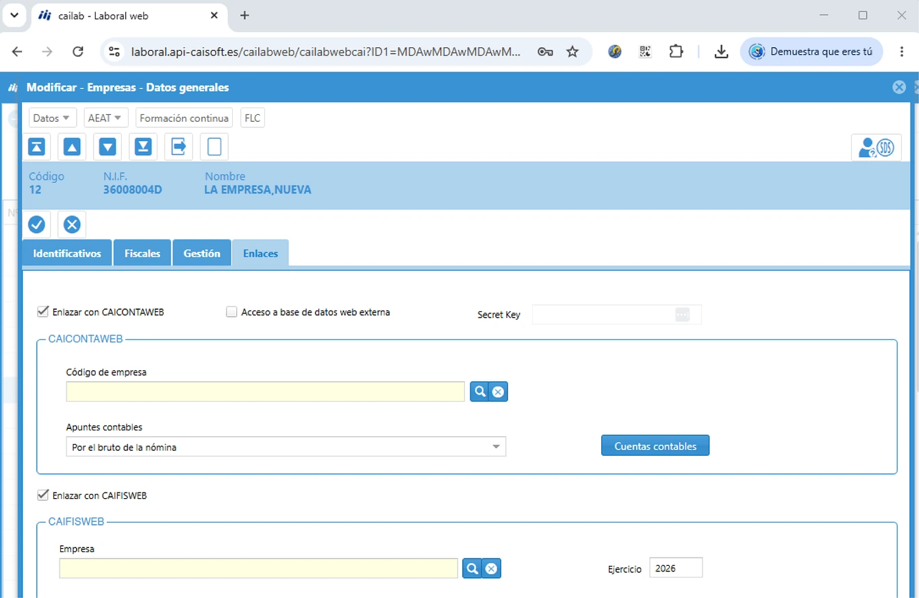 Esquema de integración de CAILAB con otros programas de CAISOFT