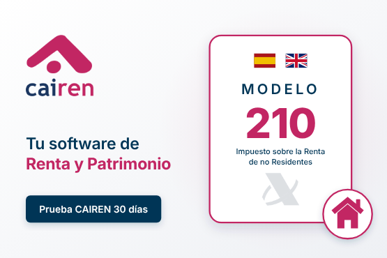 CAIREN: software para el modelo 210 de no residentes